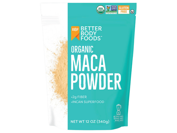 BetterBody Foods Organic Maca Powder, Non-GMO & Gluten-Free, 12 Ounce