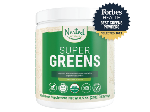 Green Super food Powder, by Nested Naturals.